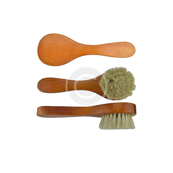 Shoe Shine Brush Set, 3 pieces