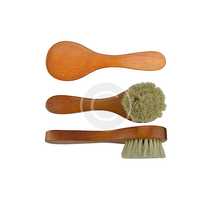 Shoe Shine Brush Set, 3 pieces